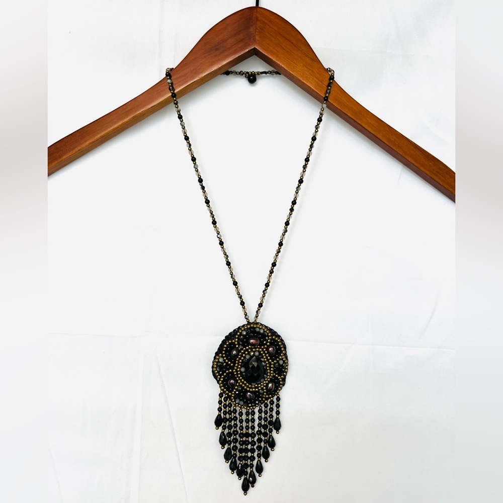 Beaded Opera Necklace